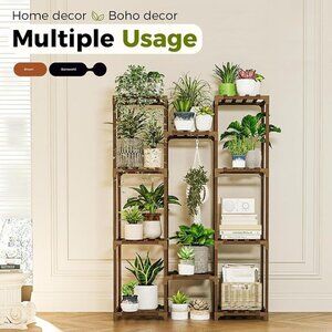 NEW Plant Stand Indoor Outdoor Hanging Plant Shelf for Multiple Plants Pots